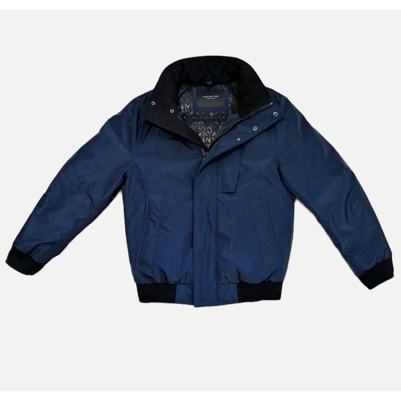Marc New York Andrew Marc Navy Puffer Down Filled Jacket Men’s Small - Picture 4 of 16